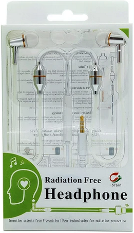Radiation free headphone
